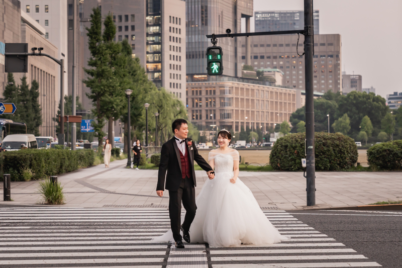 街角ウェディング