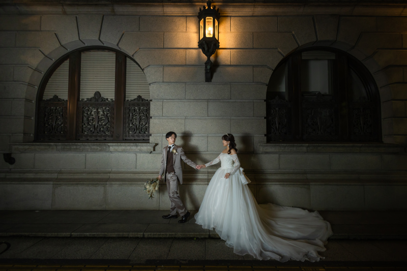 街灯を活かして