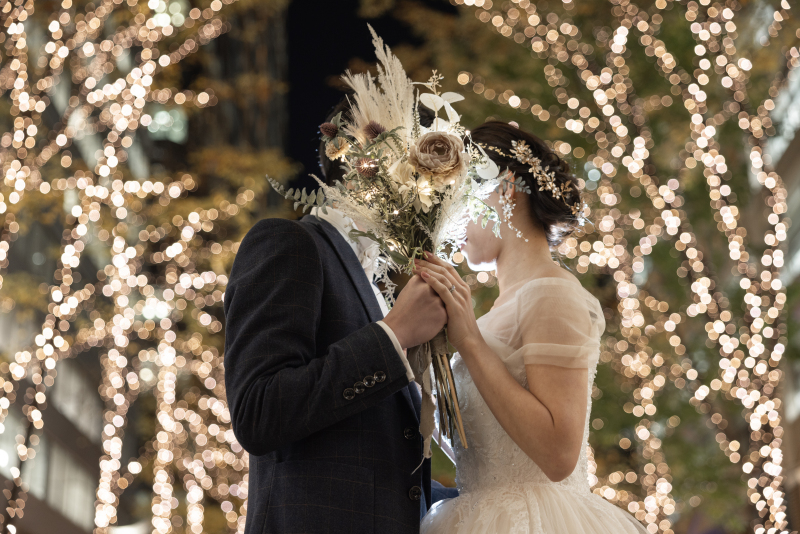 ブーケ使いでロマンチックに♡