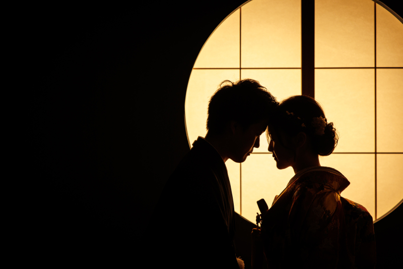 夕陽に包まれて