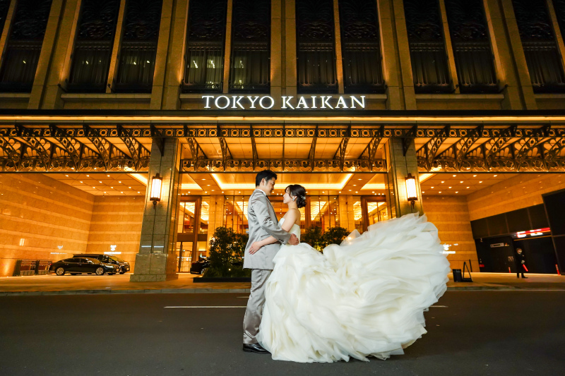 東京會舘での撮影