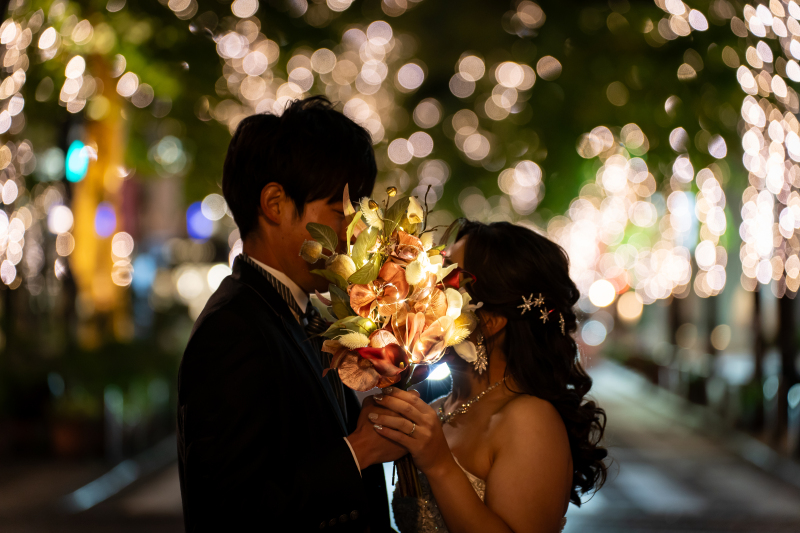 ラッキー♫仲通りイルミネーション。