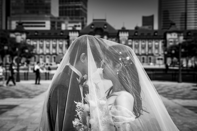 モノクロ写真も対応可能です◎