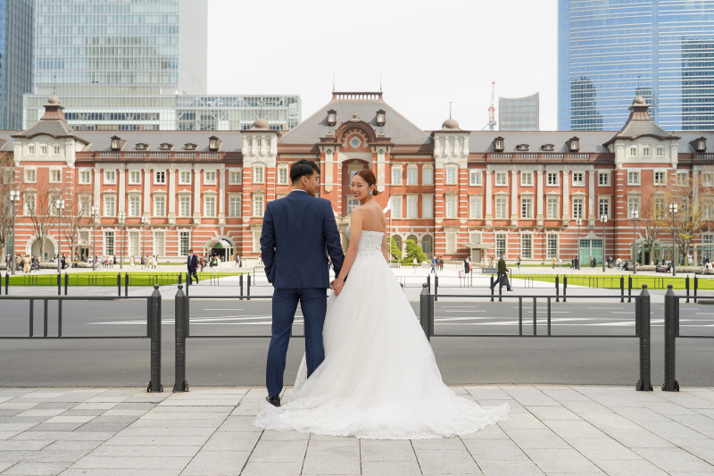 背中からの振り向きショット!