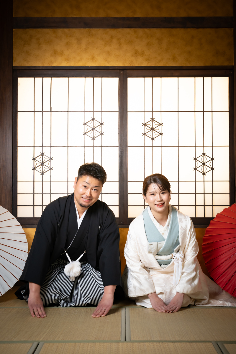 お辞儀ショットは笑顔で♪