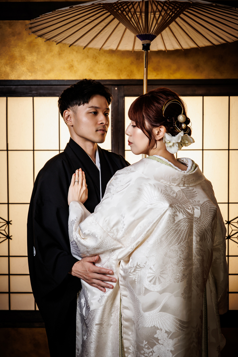 和傘でカッコよく!