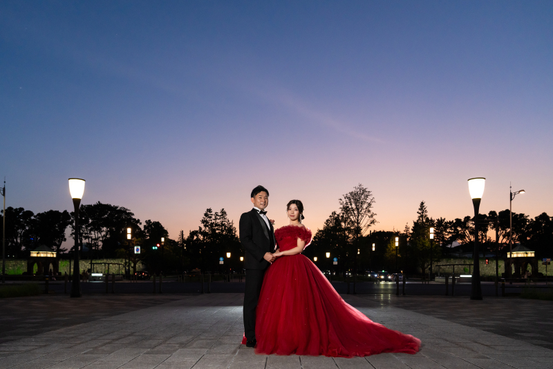 【カラードレスでも!】洋装夜ロケーション♫