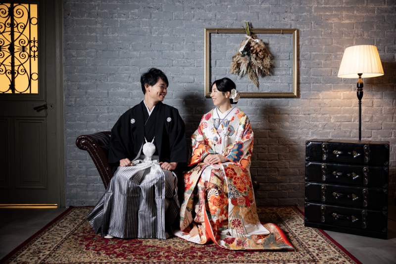 モダンな背景で♩