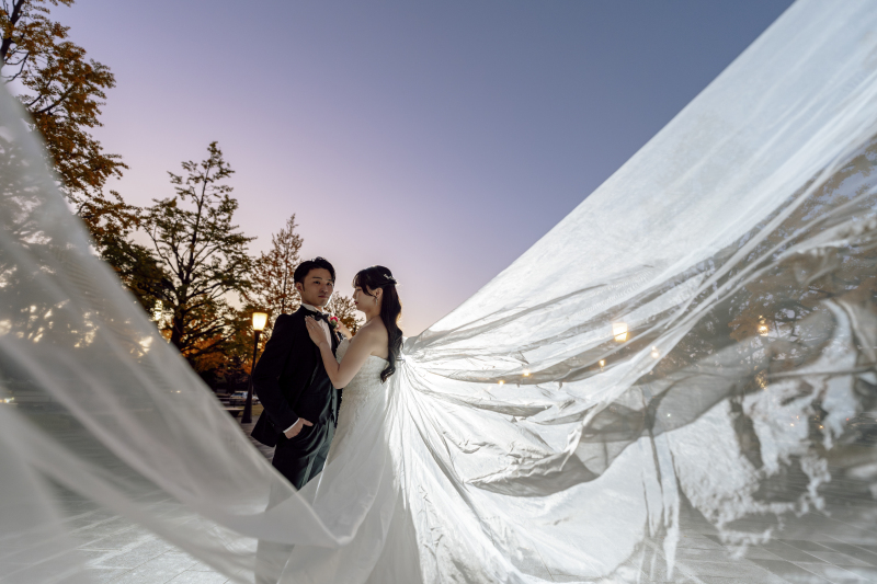 ロングベールを使って