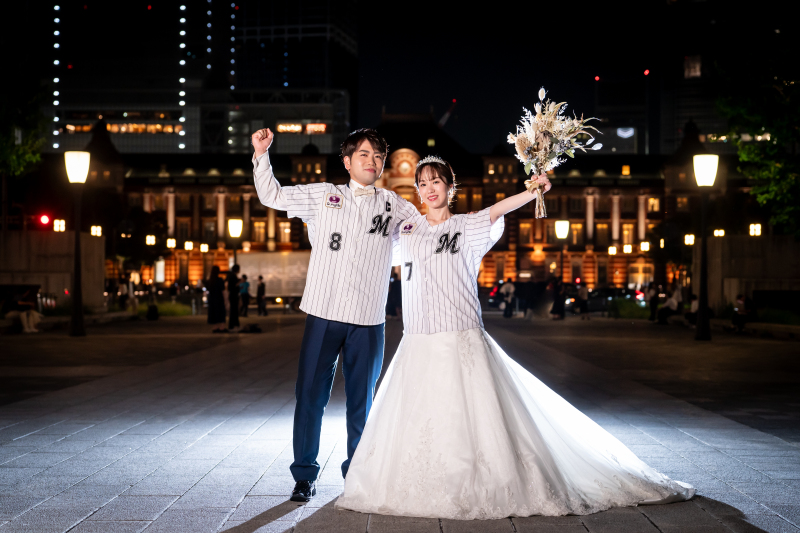 東京駅や和田倉門で大人かわいいウェディングフォト!3ロケーションで特別な一日を!