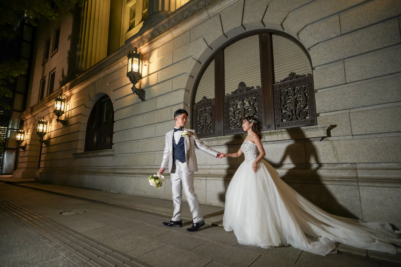 東京駅周辺夜ロケーション撮影