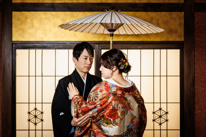 ドラマチックな一日を映像に。和装スタジオ&洋装夜3ロケプラン