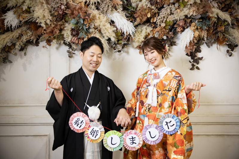 ご報告用にガーランドで♪