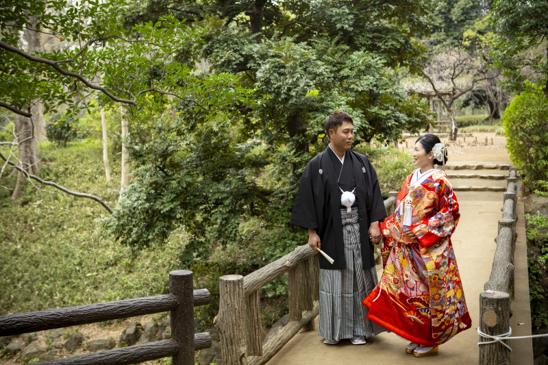 橋の上でのショット♪