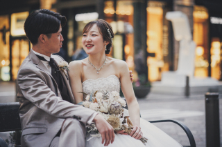 昼から夜まで東京駅を巡る、4ロケ＋スタジオ撮影の特別な前撮りプラン