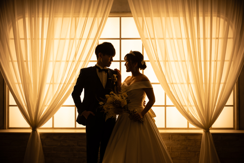 シックな演出で