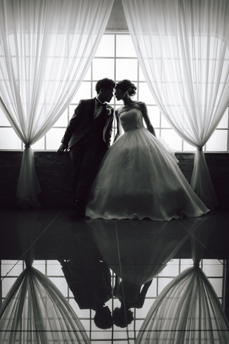 【撮影開始】お支度UP後スタジオにて