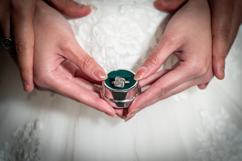 ふたりで持つ指輪、なんかじんわりくる