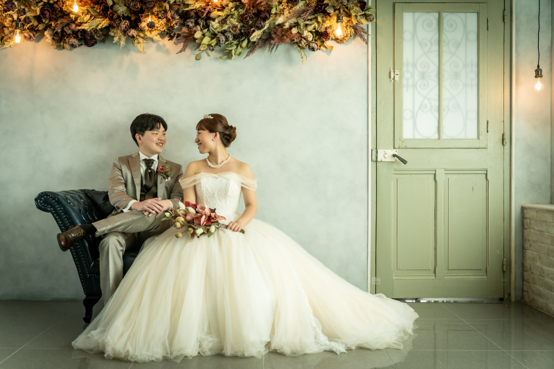 スタジオにて撮影開始