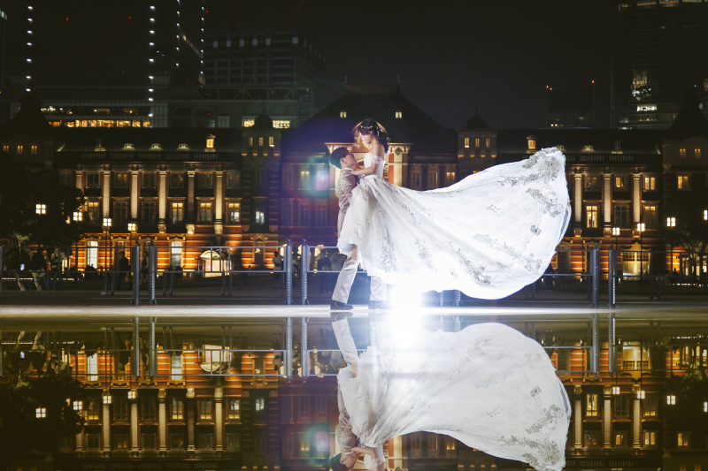 抱っこショットでリフレクション♡