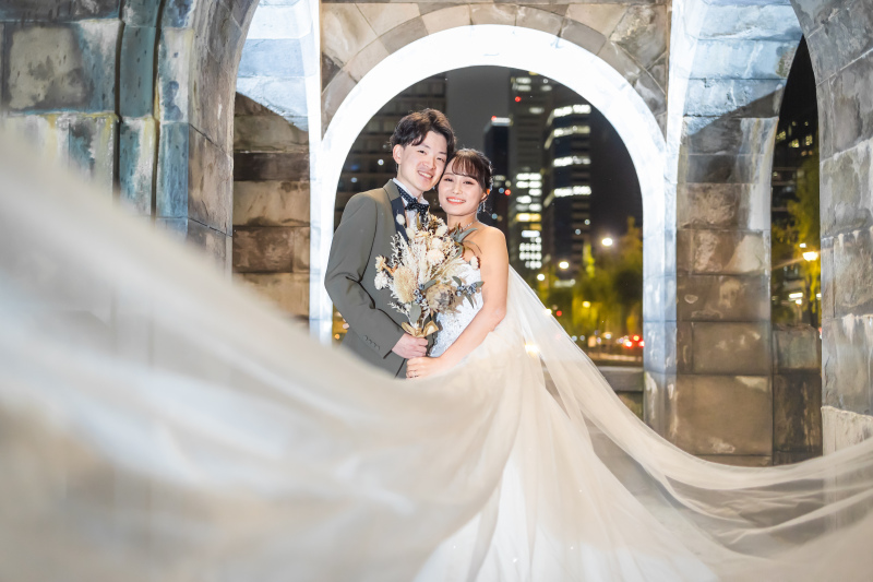 外せないロングベールショット◎