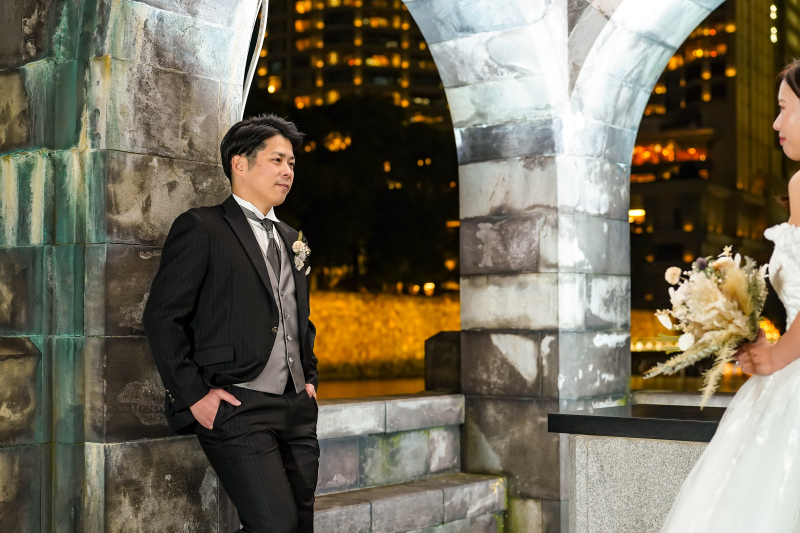 ご新婦様越しの...