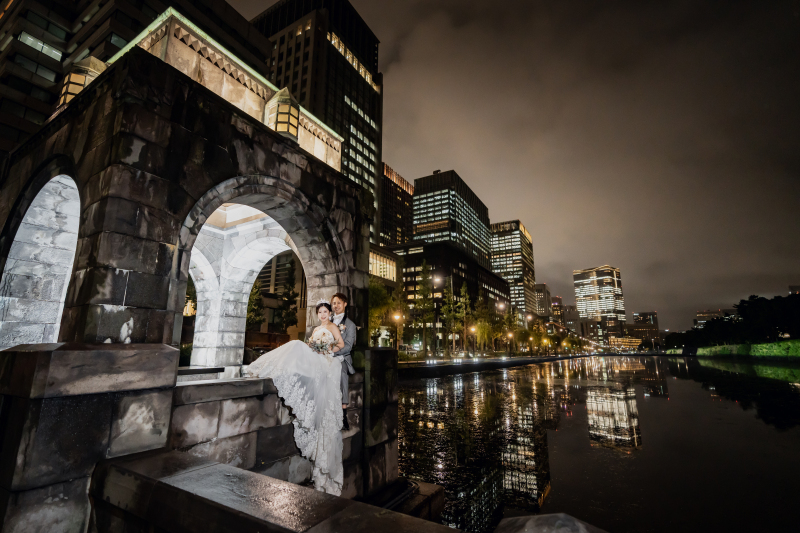 雨だと石が濡れて重厚感UP!