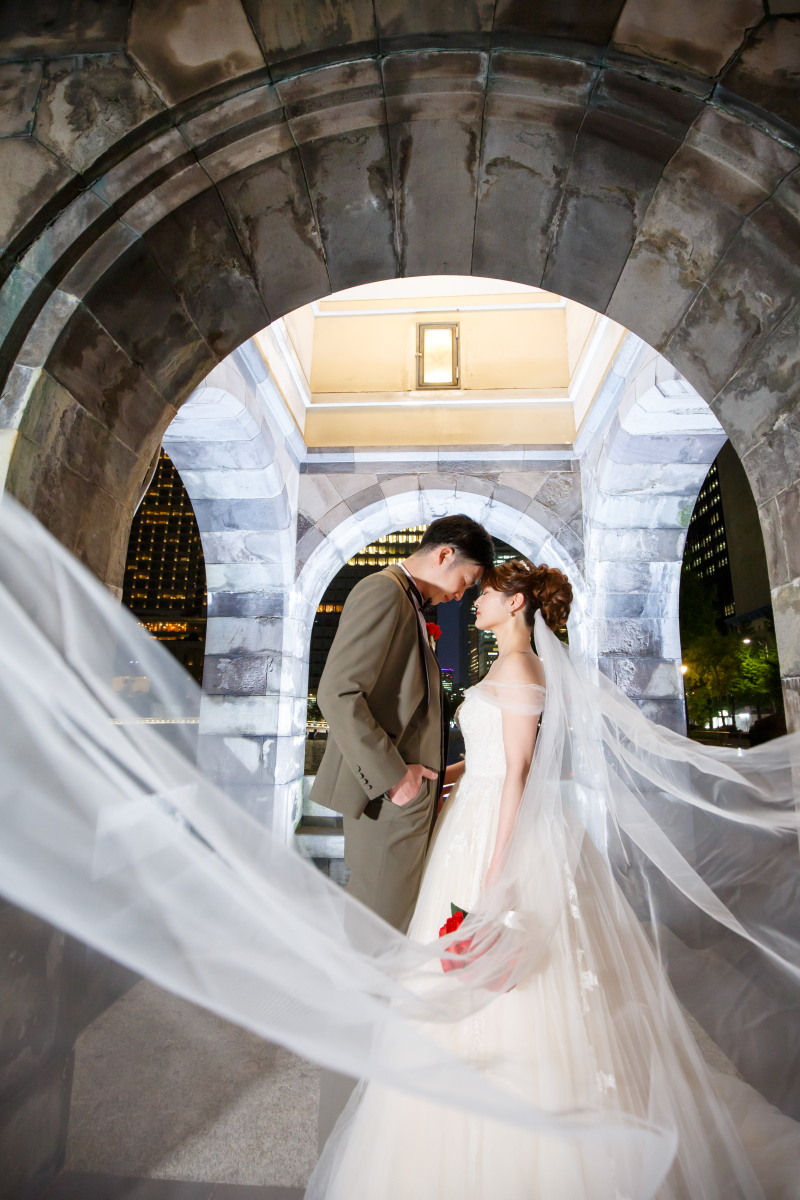 おでこをコツンッと