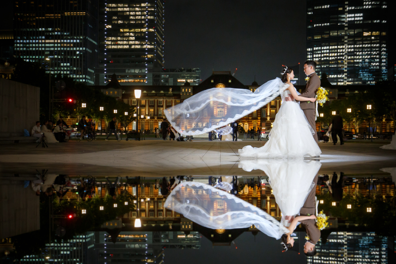 ベールを使用しての