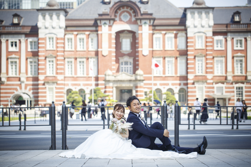 お座りショット♪