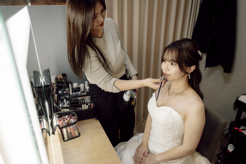 新婦様のご準備