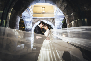 ロマンチックで幻想的な洋装夜ロケーション♬