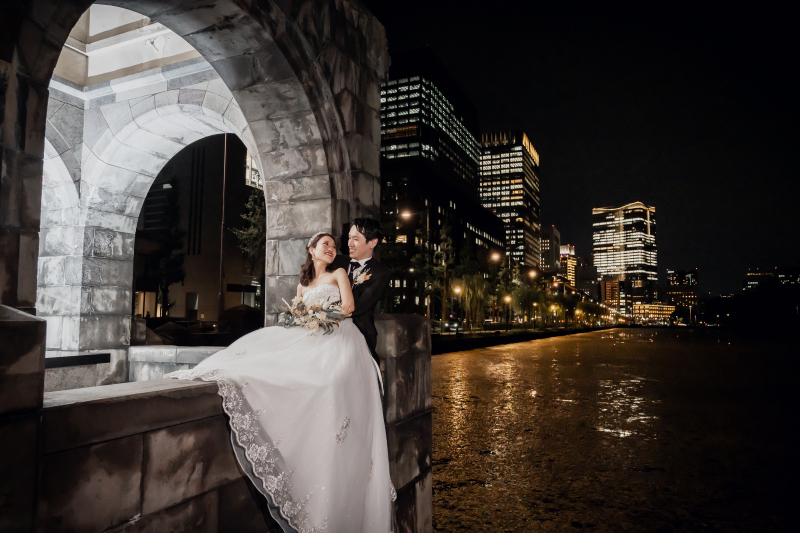 2ロケーションで叶える特別なウェディングフォト❤❤スタジオ付きの特別な撮影プラン