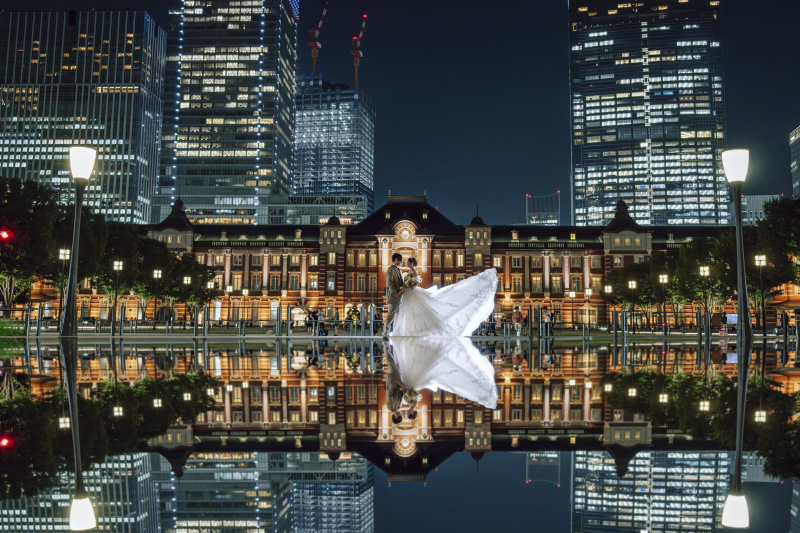 最後は東京駅にて