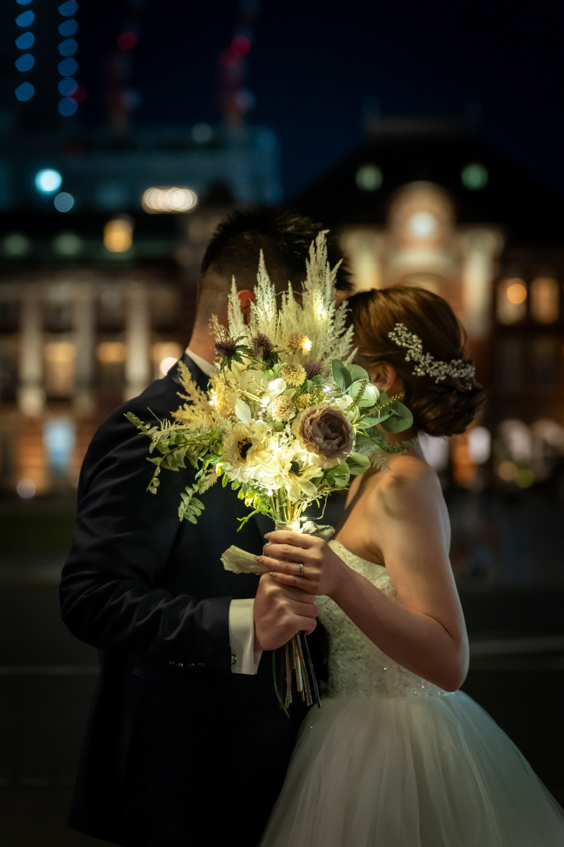 顔隠しショット