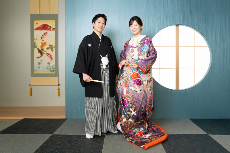 可愛い琉球畳で和装撮影♪