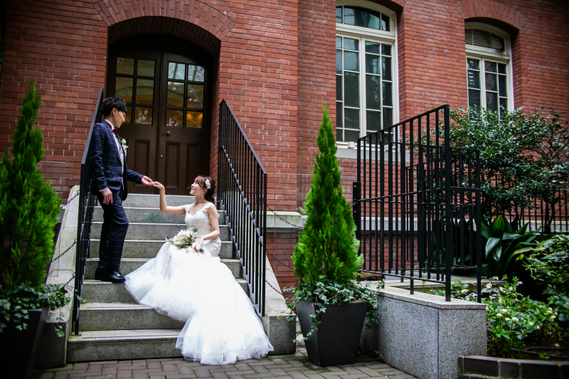 丸の内ブリックスクエアにて