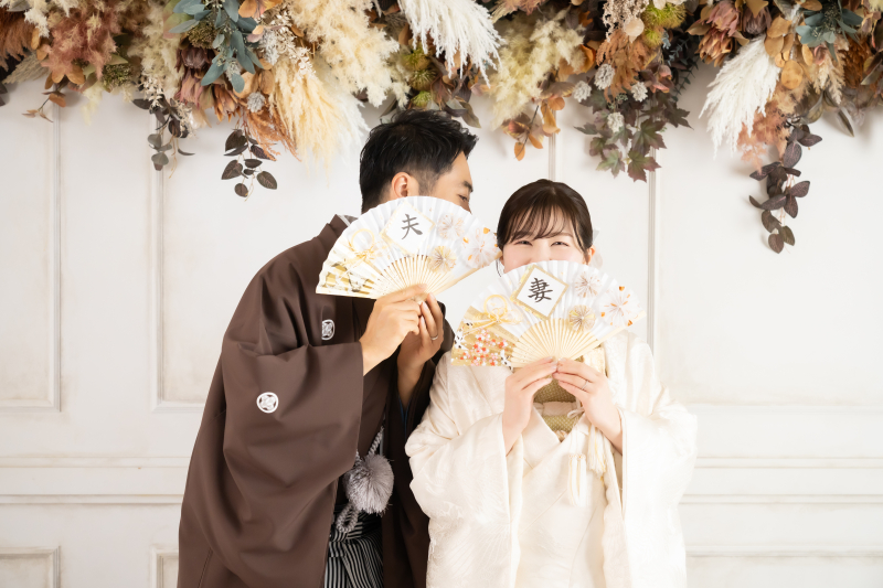 遊び心を添えて、和装スタイル