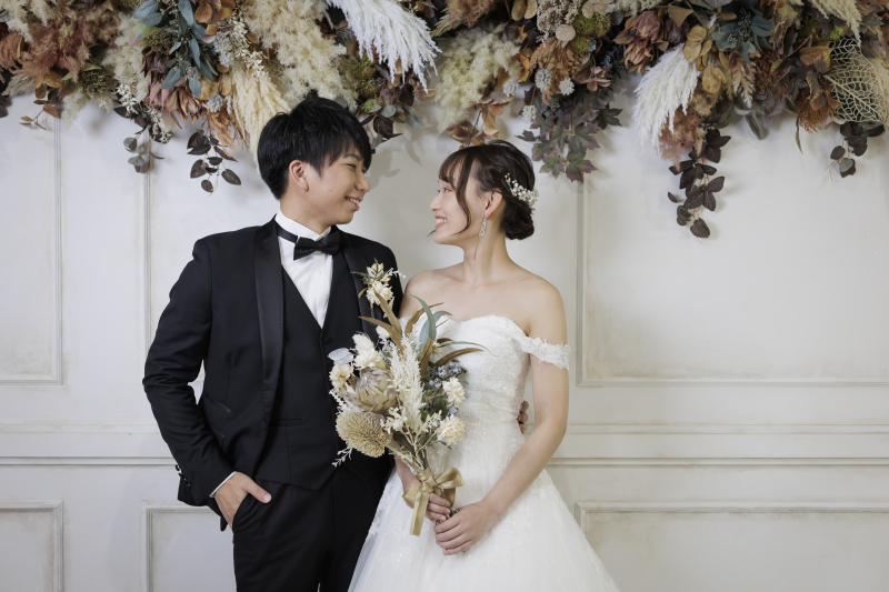 ドライフラワーが可愛い！クラシックスタジオ♪