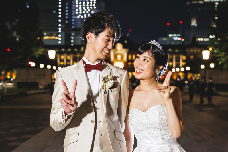 結びはピース♡