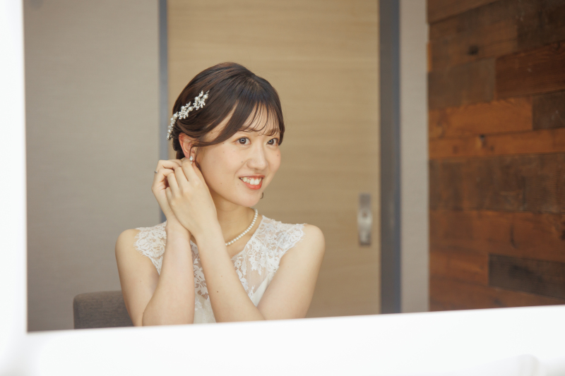 花嫁のきらめき笑顔