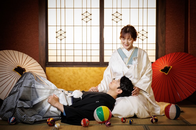 紙風船を使って