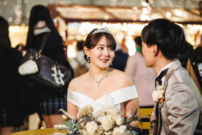 自然な雰囲気で