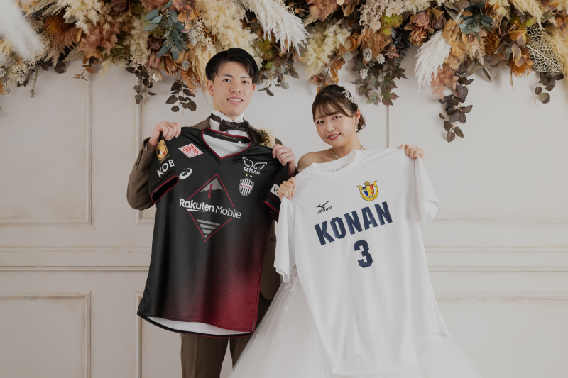 ユニフォームを持って♪