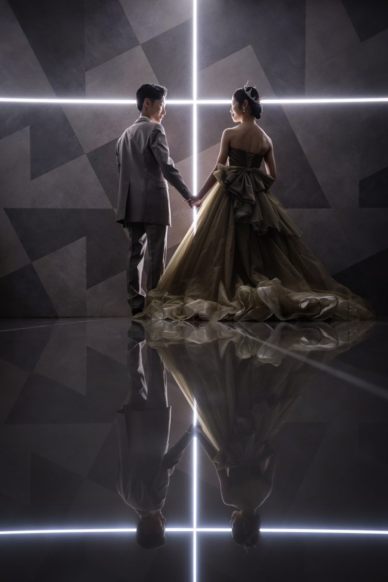 立ち位置が揃い視線が定まる配置