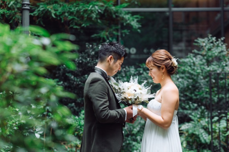 緑が映えるナチュラルカット