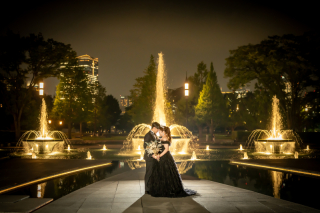 期間限定！美肌レタッチ付き 和装×夜景ロケの贅沢フォトウェディング