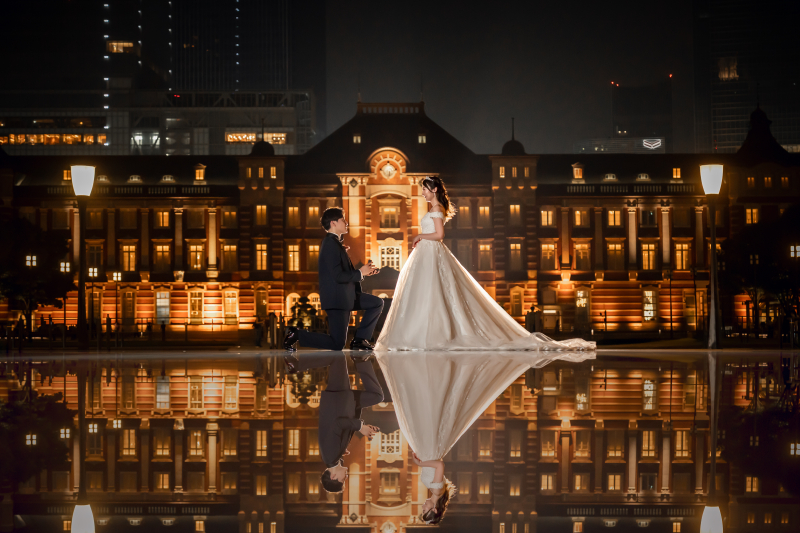 幻想的な東京駅