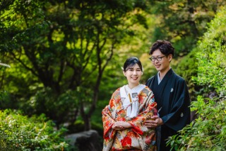 【緑に囲まれて】目白庭園 × スタジオ撮影