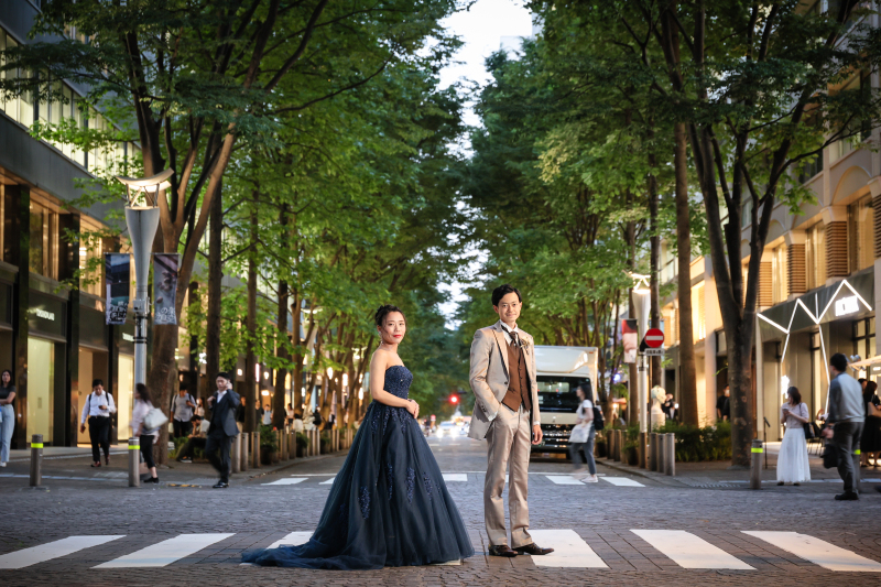 夕暮れ時から撮影スタート